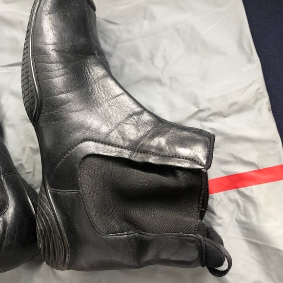 PRADA Sport Leather Ankle Boots, Size 37 or 6.5 - Picture 5 of 5